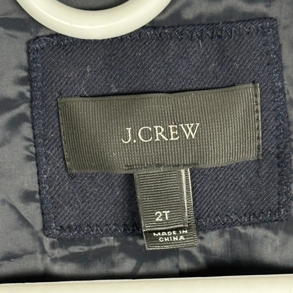 J Crew Tall Regent Wool Blazer Jacket Womens Size 2T 2 Style B0328 Long Minimal - Picture 3 of 16